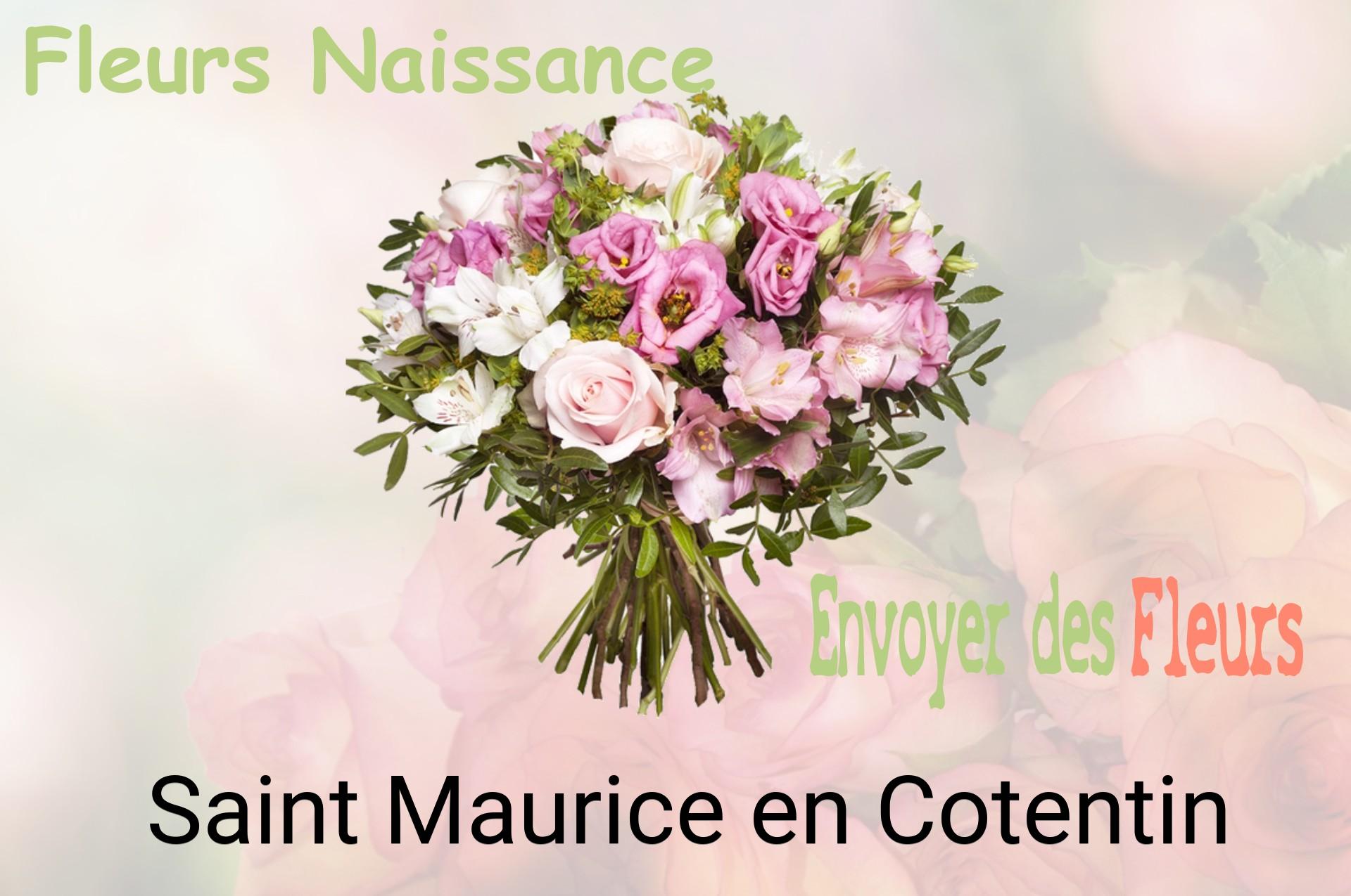 Bouquet de fleurs de naissance livré à Saint-Maurice-en-Cotentin